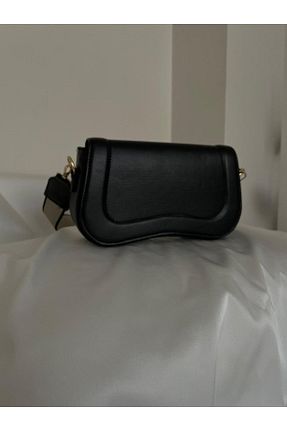کیف دوشی مشکی زنانه چرم مصنوعی MossyBag - کد 822828506