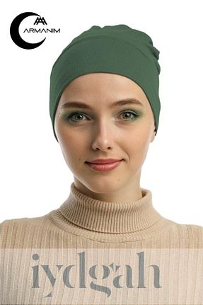 روسری خاکی ساده IYDGAH - کد 822867786