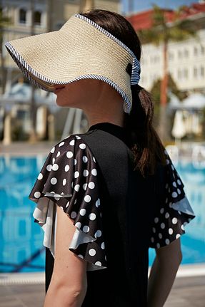 کلاه بژ زنانه حصیر Remsa Mayo - کد 822979612