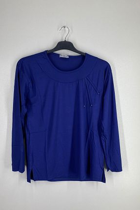 بلوز حجاب آبی زنانه رگولار Calen - کد 823100081