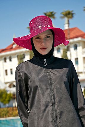 کلاه صورتی زنانه حصیر Remsa Mayo - کد 823111023