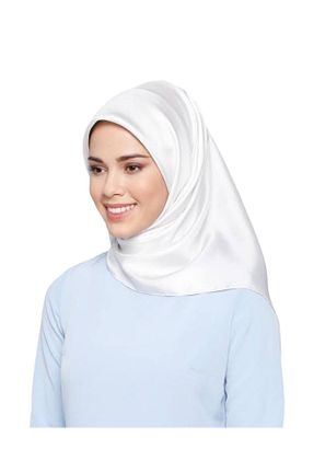 روسری سفید ساتن Alux - کد 822720983