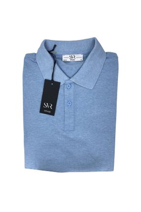 تی شرت آبی مردانه یقه پولو رگولار کد 822757590