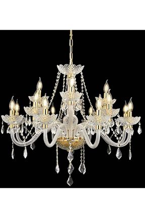 لوستر نارنجی سنگ کریستال Tavcam - کد 52376327