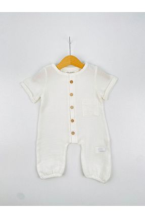 بادی و سرهمی نوزادی سفید بچه گانه Müslin EFU BABY - کد 823117266