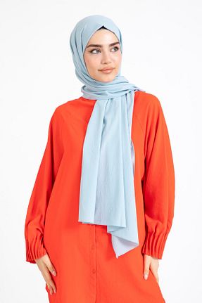 شال آبی زنانه ویسکون Organic - کد 316051775