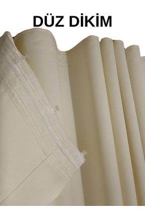 پرده زمینه بژ پلی استر MebelPort Curtain - کد 733249708