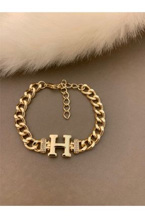 دستبند جواهر طلائی زنانه کد 208974079