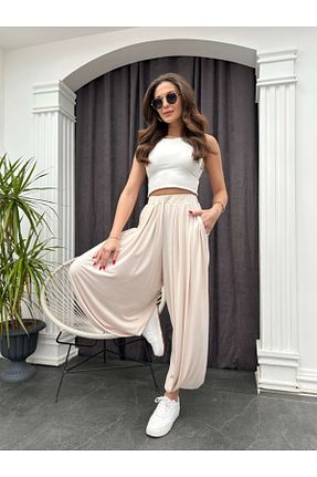شلوار طوسی زنانه پنبه ای Elif Özbey Butik - کد 815964699