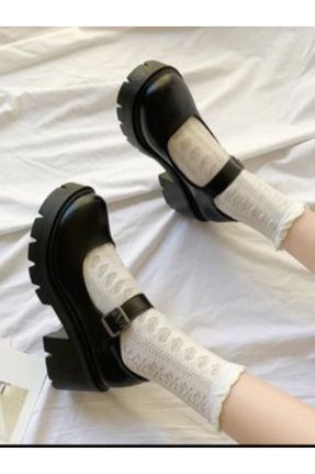 کفش آکسفورد مشکی زنانه پلی اورتان پاشنه کوتاه ( 4 - 1 cm ) کد 823268123