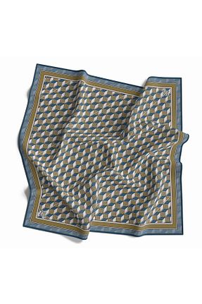 روسری طوسی پلی استر alcanavm - کد 736919990