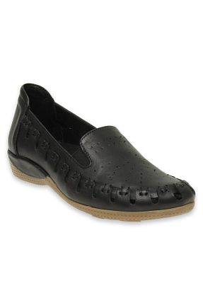 کفش کژوال مشکی زنانه چرم خالص Mammamia - کد 823295322