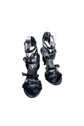 کفش پاشنه بلند کلاسیک مشکی زنانه چرم مصنوعی bescobel - کد 815696147