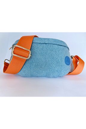 کیف دوشی نارنجی زنانه پنبه پلی استر Wagna - کد 823558921