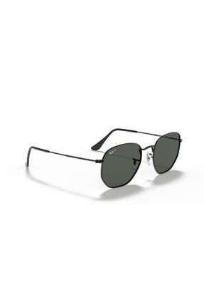 عینک آفتابی سفید زنانه 54 UV400 فلزی مات هندسی کد 961383