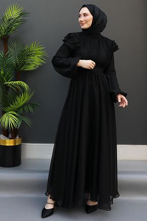 لباس حجاب مشکی زنانه Kalem giz astore - کد 823238298