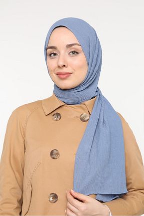 شال سرمه ای زنانه ویسکون alcanavm - کد 729174882