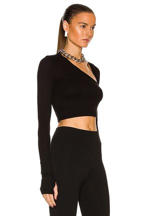 بادی مشکی زنانه یقه نامتقارن zaccana z - کد 823381840