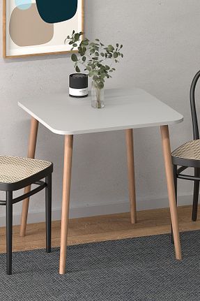 میز آشپزخانه سفید Suntalam Monte Sehpa - کد 656016524