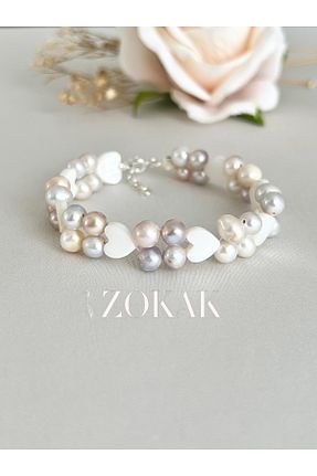 دستبند نقره سفید زنانه 925 عیار Zokak - کد 823694349