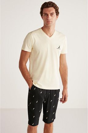 شلوارک و برمودا نباتی مردانه رگولار Nautica - کد 823572458