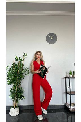 ست بالاتنه و پائین تنه قرمز زنانه بافتنی Arv Moda - کد 823618431