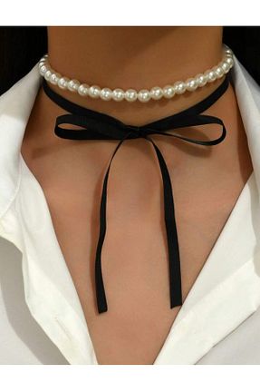 گردنبند مروارید بژ SmY Bag - کد 823724389