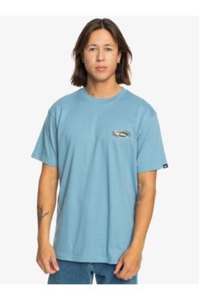 تی شرت آبی مردانه رگولار یقه گرد تکی پوشاک ورزشی کد 823969409