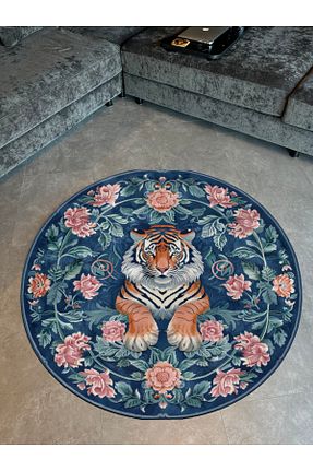 فرش آبی قابل شستشو Rugs Modern Halı - کد 824034242