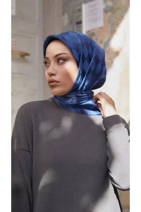 شال سرمه ای زنانه پلی استر SpecialScarf Hijab Fashion - کد 824041736