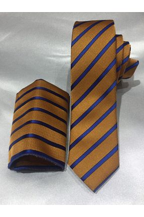 کراوات زرد مردانه میکروفیبر GİORGİ CORN - کد 113342336