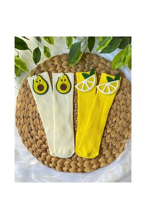 جوراب زرد بچه گانه پنبه ای KARDEŞLER BABY - کد 113343654