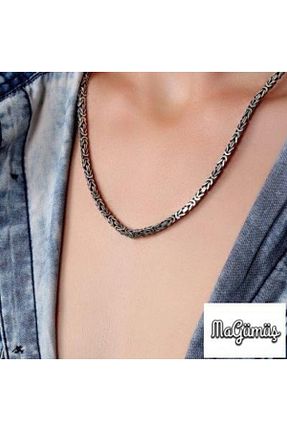 گردنبند نقره مردانه 925 عیار MaGümüş - کد 101375721