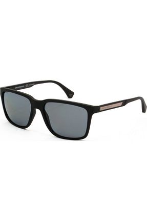 عینک آفتابی مشکی مردانه پلاریزه Emporio Armani - کد 113843198