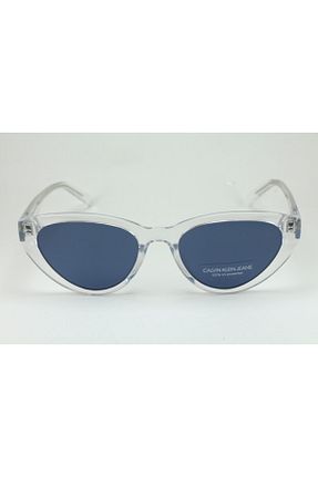 عینک آفتابی سرمه ای زنانه UV400 Calvin Klein - کد 114539517
