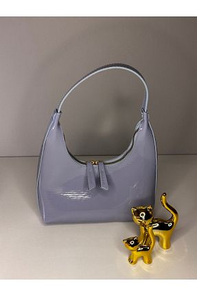 کیف دوشی بنفش زنانه چرم مصنوعی İlka Collection - کد 823679205
