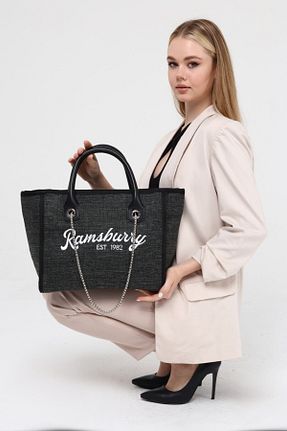 کیف دستی مشکی زنانه سایز متوسط Ramsburry - کد 393582896