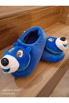 پاندوف آبی بچه گانه پارچه ای HAPPYSHOPİNG - کد 823726361