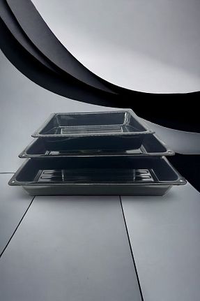 سینی مشکی مینا LeesHome - کد 810518314
