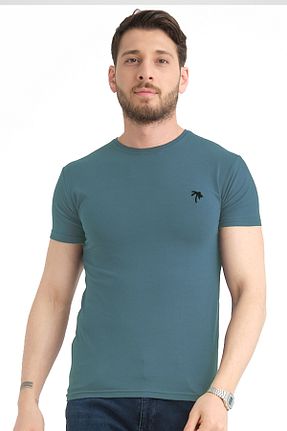 تیشرت آبی مردانه رگولار Varetta - کد 823926094