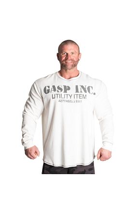 تیشرت اسپرت سفید مردانه اورسایز GASP - کد 823970160