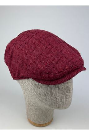 کلاه زرشکی زنانه پنبه (نخی) کد 824012914