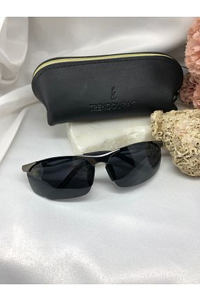 عینک آفتابی طوسی مردانه پلاریزه Di Caprio - کد 822429680