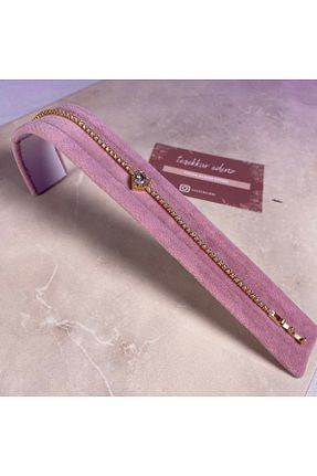 دستبند استیل (فولاد) طلائی زنانه استیل ضد زنگ Alsem - کد 823687987