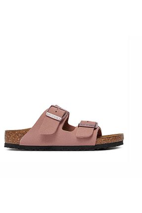 دمپائی صورتی زنانه پاشنه تخت Birkenstock - کد 823844624