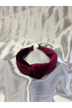 تاج زرشکی زنانه مخمل MegssStore - کد 823268625