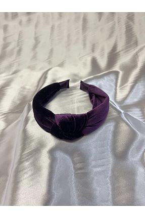 تاج بنفش زنانه مخمل MegssStore - کد 823262751