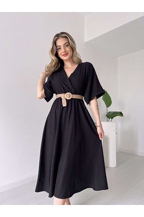 لباس مشکی زنانه بافتنی کد 824320654