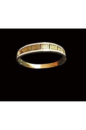 دستبند استیل (فولاد) طلائی زنانه استیل (فولاد) My World Store - کد 744918017