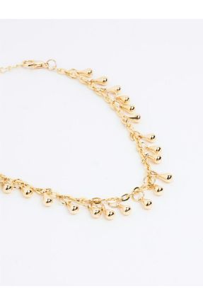 خلخال جواهری طلائی زنانه فلزی کد 822767264